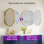 Pharmacie murale ronde avec tablettes Gervon-97885417-110687043