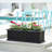 Barros Solid Cedar Rectangular Planter Box with Drainage Holes-2102627042-2088857659