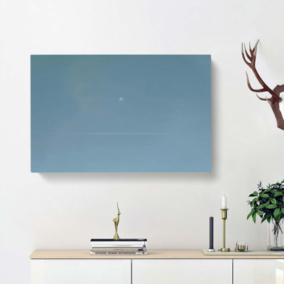 Flying Past The Moon - Wrapped Canvas