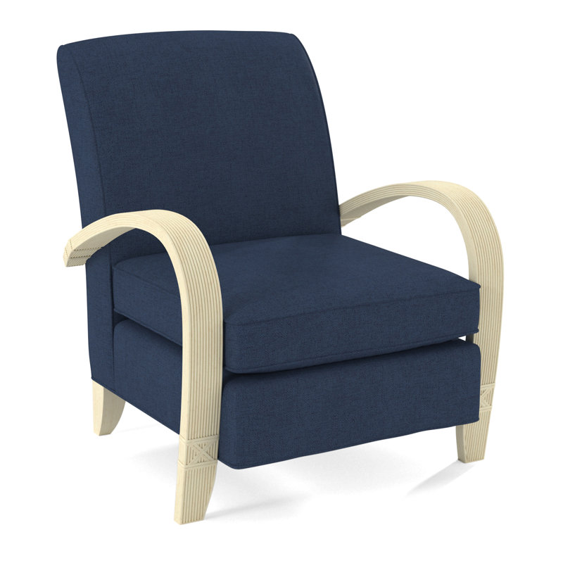 Vero Armchair, Bisque, White Performance Fabric; 0851-94