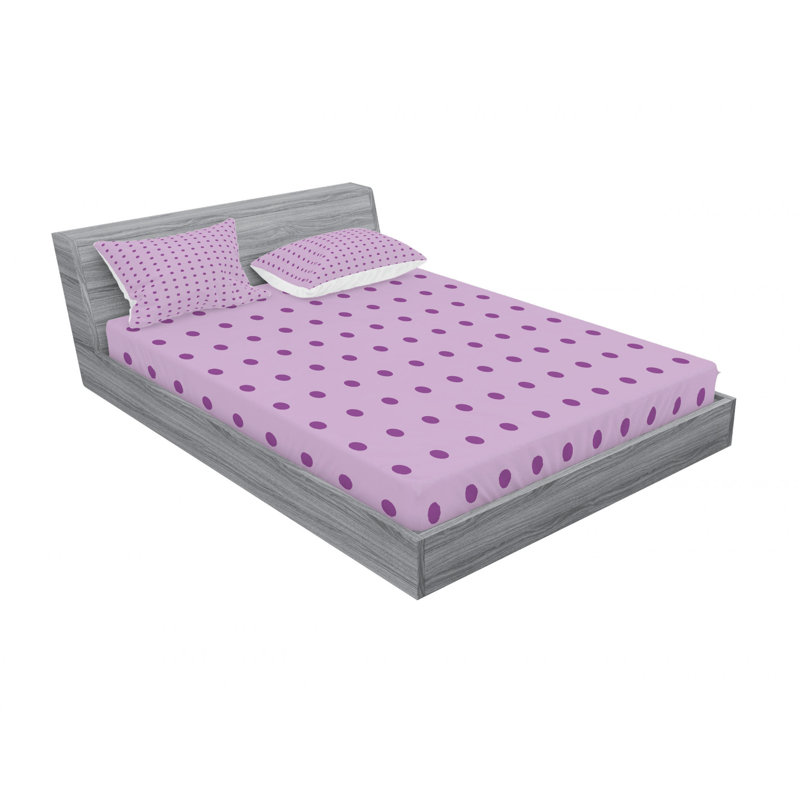 Microfiber Polka Dots Sheet Set