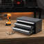 Drill Bit Dispenser Cabinet, Three-Drawer Drill Bit Organizer Cabinet for 1/16" to 1/2"