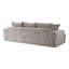 Canapé courbé en tissu 3 places Boucle-1759251615