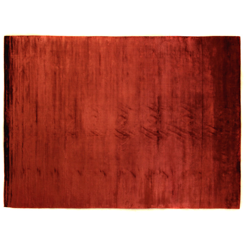 Hand Loomed Area Rug in Red