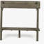 Table de bar d'extérieur en bois d'acacia, finition grise