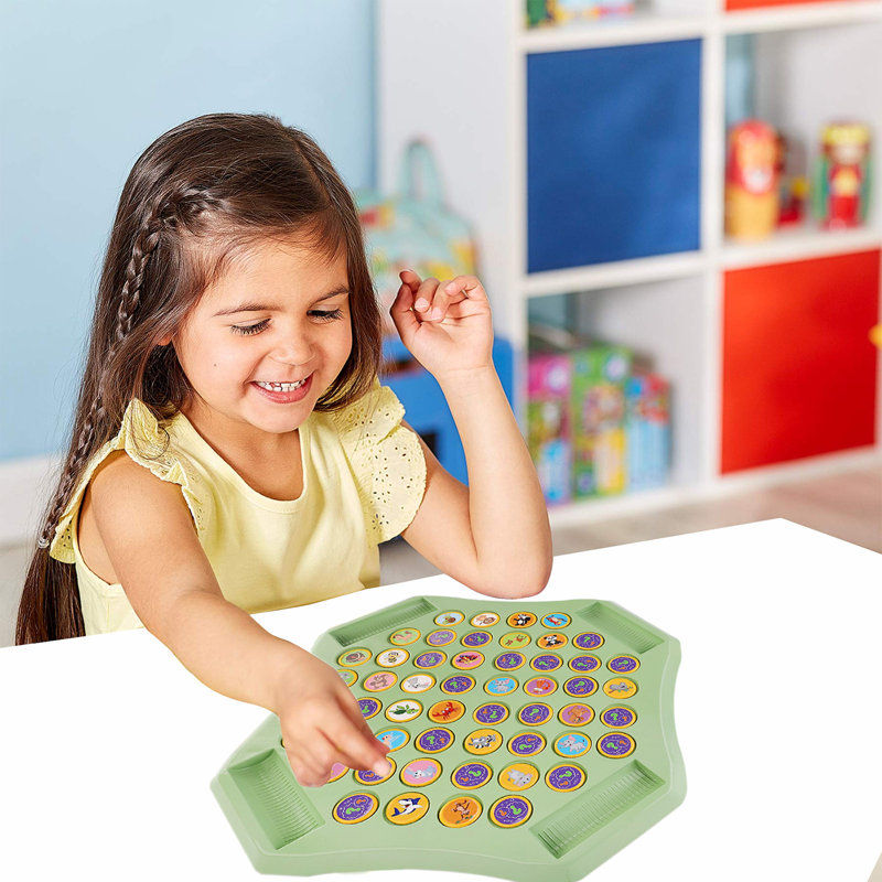 Children's Flip Parent Child Interactive Table Game Match Up Concentration Training Educational Toys