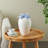 Cole And Grey Ceramic Bird Decorative Vase With Blue Accents-344224794
