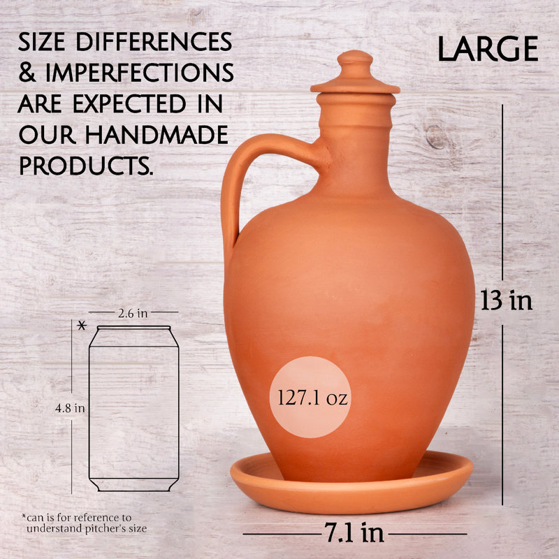 Hakan Anadolu Pitcher with Lid and Platter