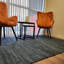 Tapis fabriqué à la main en coton Dhurrie gris Stelly-377381277