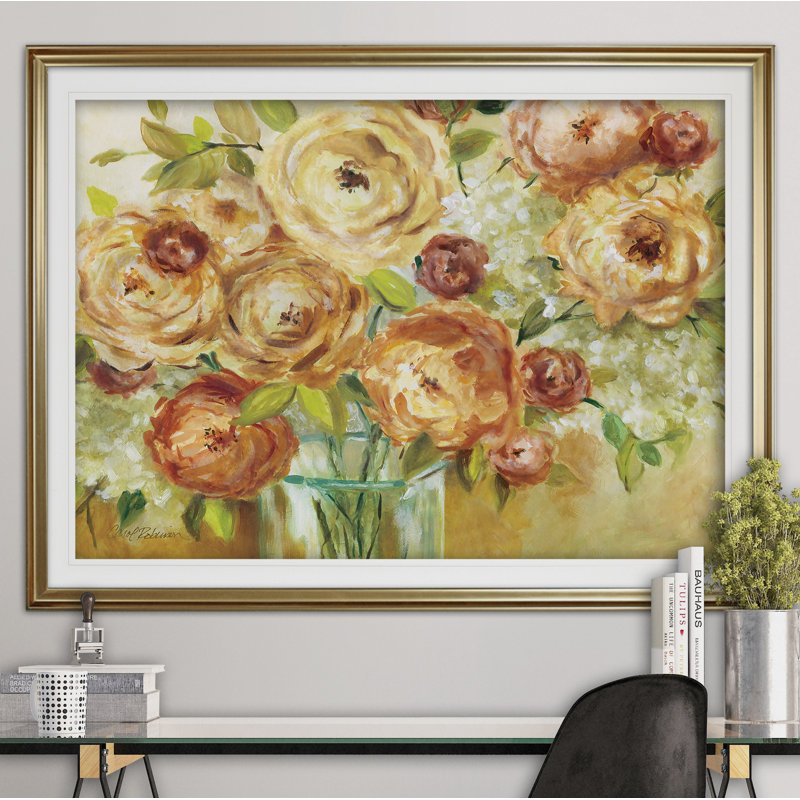 " Sunkissed ", Gold, 28" H x 38" W x 1.5" D