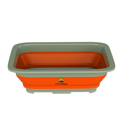 Wakeman Collapsible 7.27L Ice Bucket - Multi-Use Basin, Dish Tub, and Storage Basket