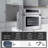30" Electric Built-in Single Wall Oven, 4.8 Cu.ft Convection Oven, 3800w, Broil/bake/roast Functions, Led Touch Display, Timer, Safety Lock For Kitchen