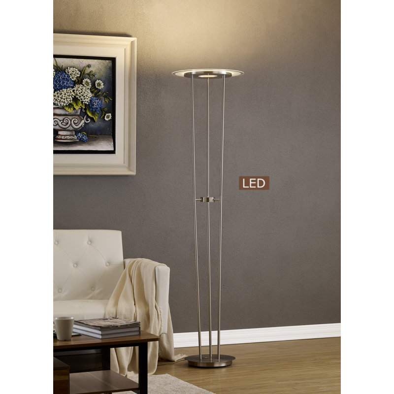 Lampe sur pied à DEL 72 po Luciano