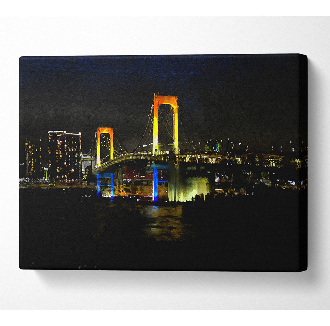 Tokio Regenbogenbrücke - Druck