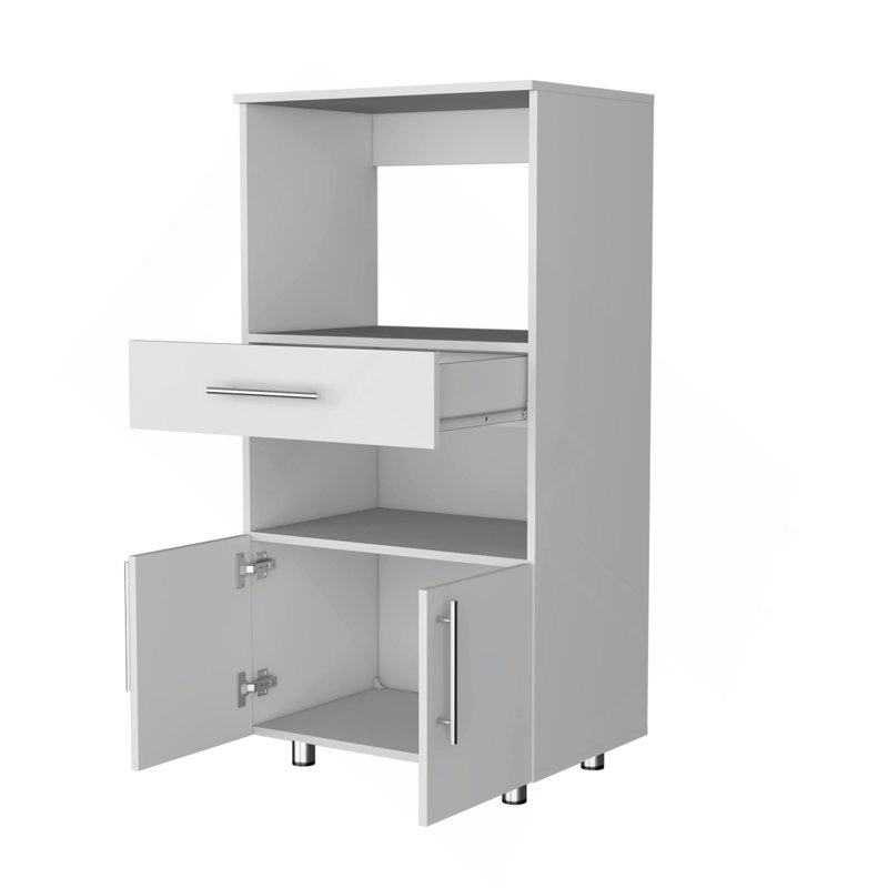 Support pour micro-ondes avec armoire Pantry