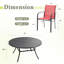 Ensemble de salle à manger 7 pièces avec chaises empilables PVC-coated polyester-1286412104