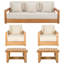 Melrose 5 Piece Outdoor Conversation Set
