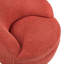 Chaise pivotante 360 avec couleur corail - Accent moderne pour une ambiance détendue