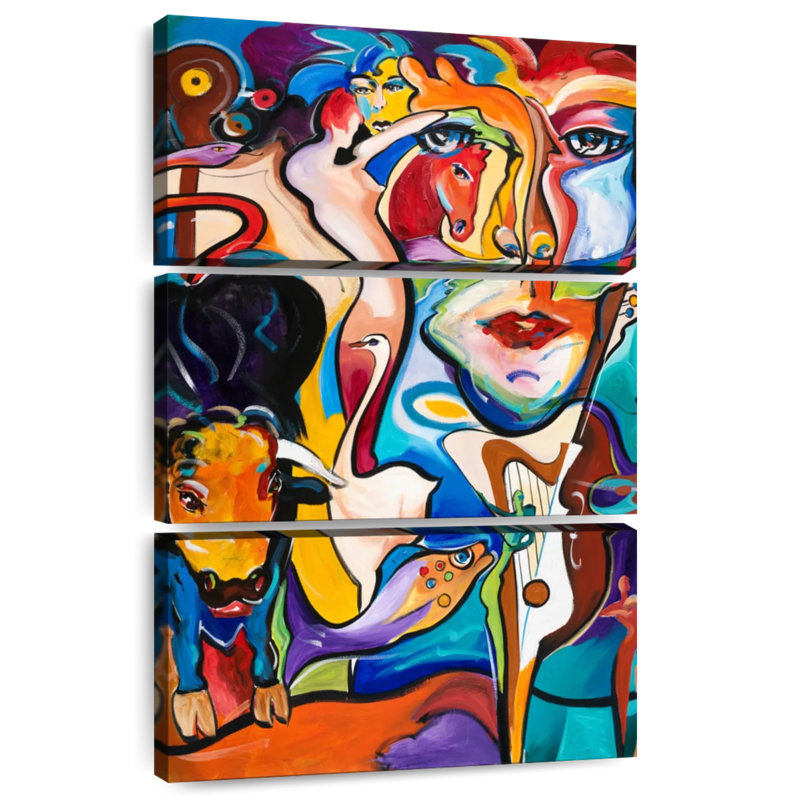 Leisha Mirage Abstract, 45" H x 28" W