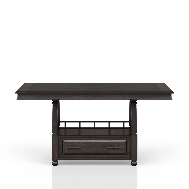 Deep Coffee Counter Height Dining Table