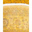 Tapis jaune contemporain en laine noué à la main Coronel 8 pi 2 po x 8 pi 2 po