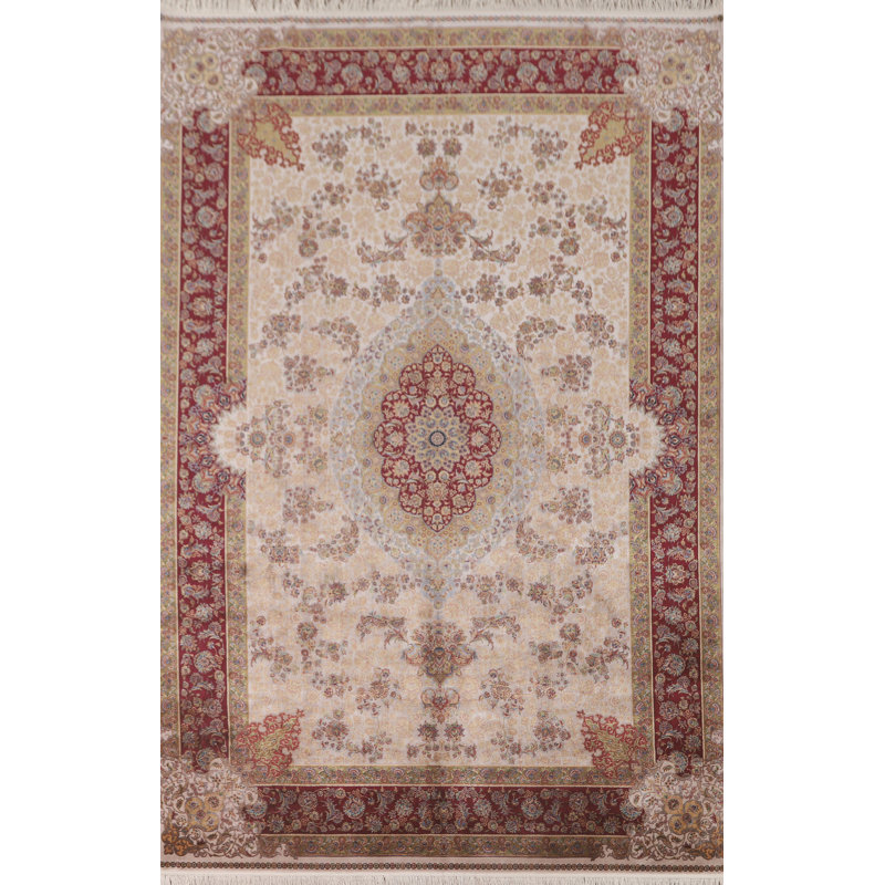 Tapis traditionnel floral 7 x 10