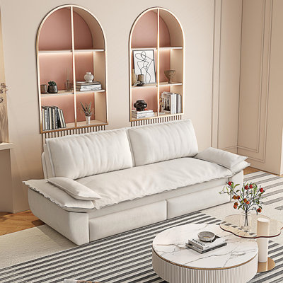 Queen Pull Out Sofa Bed, 3-in-1 Convertible Sleeper Sofa