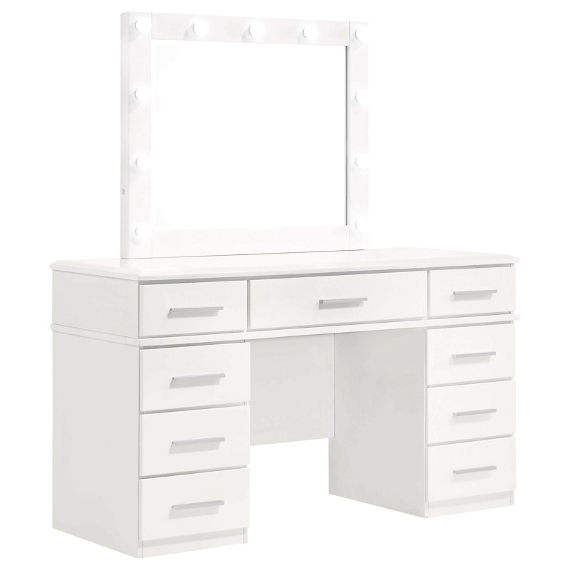 Bureau de coiffeuse 9 tiroirs Sarah