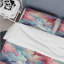 Ensemble de housse de couette abstrait multicolore bleu et rose Cloud Mirage III-1057382593