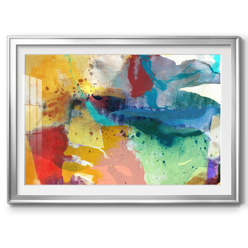 Observation 6, cadre encadré avec biseauté mat et verre, Argent, H 19 po x l 27 po x P 1,5 po