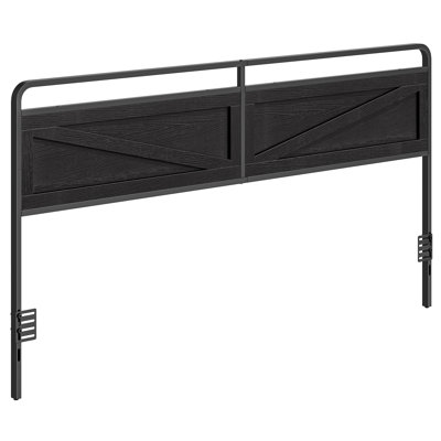 Engelman Wooden Panel Headboard Minimalist Headboard with Metal Frame by Gracie Oaks