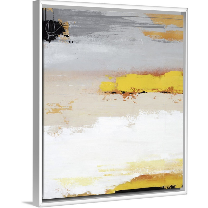Punchline - Print, 22" H x 18" W x 1.75" D, White Floater Framed