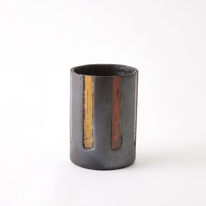 Chiffre Vase-Lg, H 9,75 po x l 7 po x P 7 po