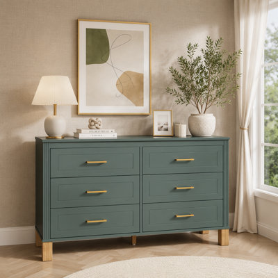 Commode double 6 tiroirs