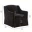 Fauteuil pivotant à jupe avec rotation à 360° et confort moelleux-2031235558