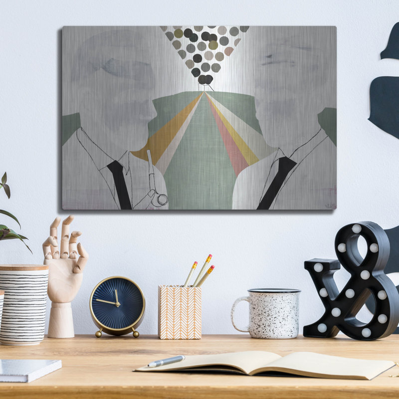 Lark Manor ™ «The Literates» par Nicolai Kubel Olesen, art mural en métal