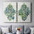 Algae and Azule Motif I-Premium Gallery Wrapped Canvas -Ready to Hang-531766118