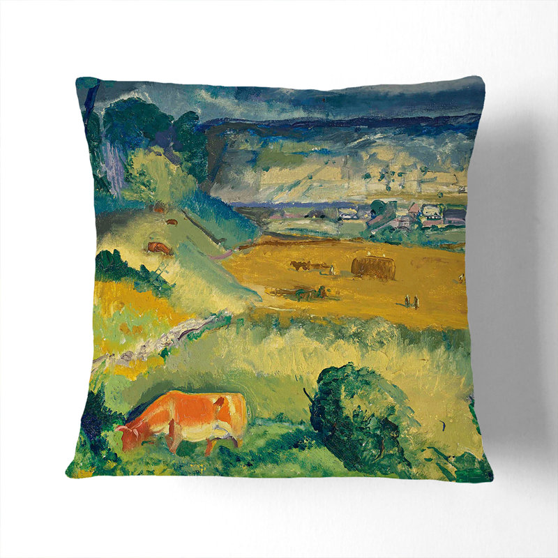 Square Cushion, Stone, 55cm H x 55cm W x 20cm D