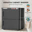  32L Heated Towel Warmer Cabinet for Spa Salon White/Black-124387684