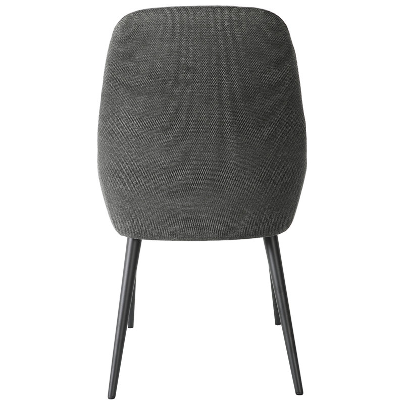Chester Fabric Chair, Dark Grey
