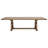 Fremont Brown Trestle Rectangular Dining Table