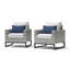 Fauteuil club d'extérieur 2 pièces Identik Sunbrella-100524669-100524674