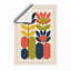 Modernist Flower Study Mid-Century - Framed Print-947388029-947388295