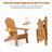 Hogarth Wood Foldable Outdoor Adirondack Chair-2096668416