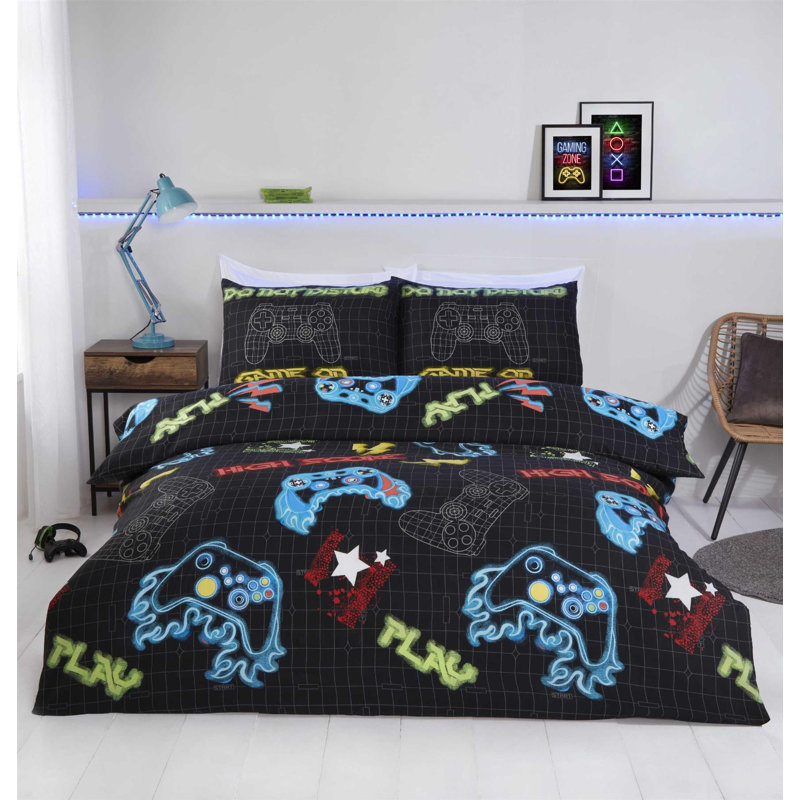Saraphina Polyester Duvet Cover Set with Pillowcases Included, Single Duvet Cover + 1 Standard Pillowcase