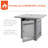 28" 50000 BTU Silver Outdoor Propane Gas Fire Pit Table, Outdside Patio Firepits Fireplace Dinning Tables With Lid & Lava Rock, 2-In-1 Firepit Table For Courtyard/Patio/Balcony