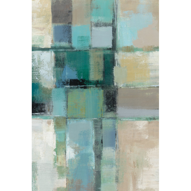 Island Hues II - impression sur toile tendue, H 12 po x l 8 po, Cadre simple noir, Non