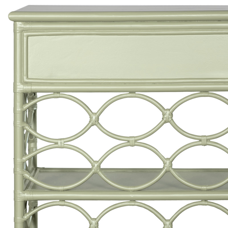 Table de bout avec rangement Manning, Vert céleri