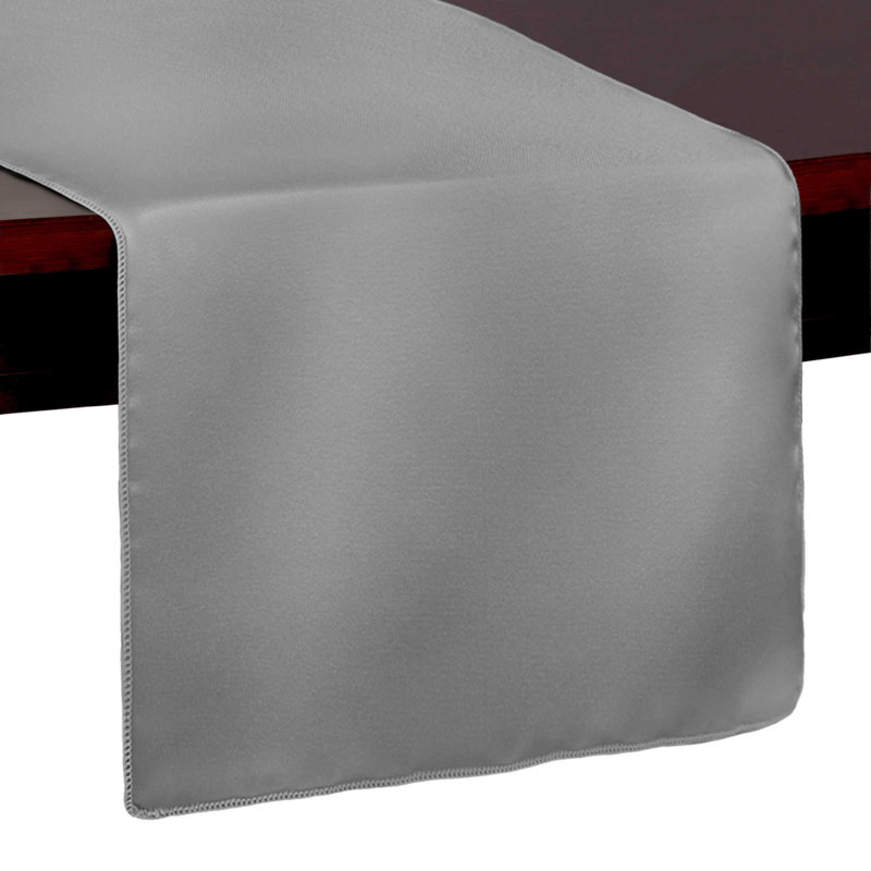 Duchess Table Runner, 3, Pewter Charcoal Grey, 72" x 14"