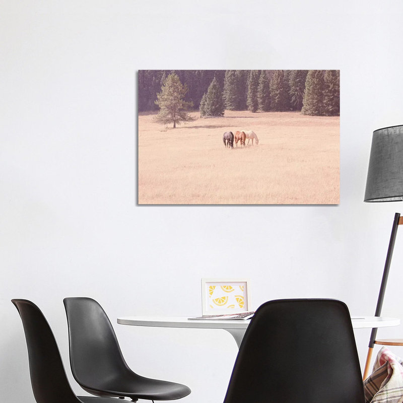 Montana Horses 1 Piece Wrapped Canvas Wall Art, 101.6 cm H x 66.04 cm W x 3.175 cm D